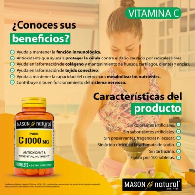 Vitamina C 1000 Mason PERU